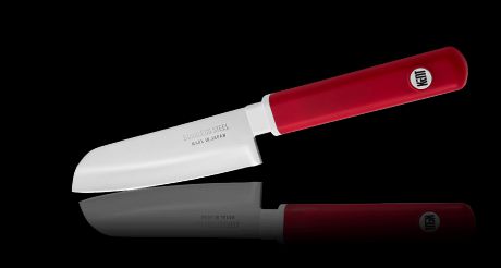 Нож для чистки овощей и фруктов Tojiro Special series FK-403, 100 мм (красный)