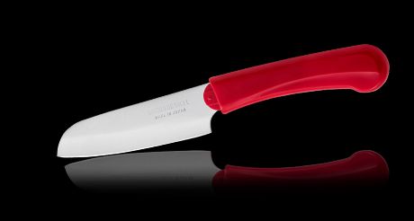 Нож для чистки овощей и фруктов Tojiro Special series FK-431, 95 мм (красный)