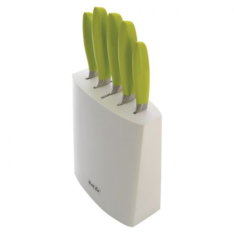 Набор ножей из 6 предметов (зеленые ручки) BergHOFF CooknCo 2800038