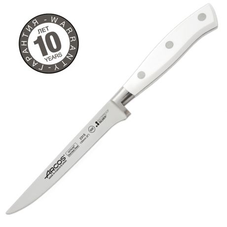 Нож кухонный стальной обвалочный 13 см ARCOS Riviera Blanca арт. 231524W