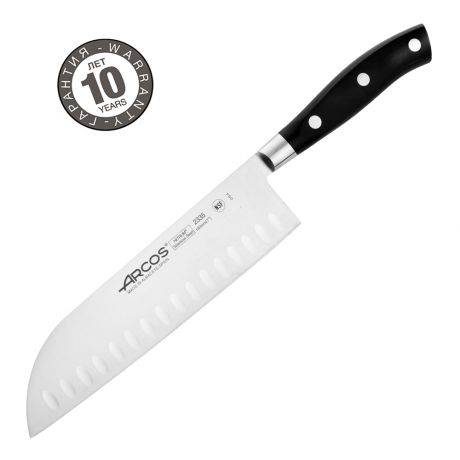Нож кухонный стальной Сантоку 18 см ARCOS Riviera арт. 2335