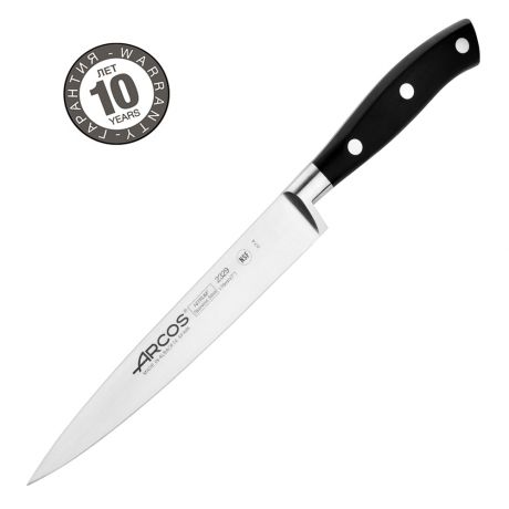 Нож кухонный стальной для нарезки филе 17 см ARCOS Riviera арт. 2329