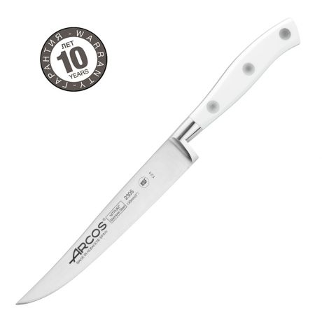 Нож кухонный стальной универсальный 13 см ARCOS Riviera Blanca арт. 230524W