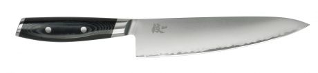 Нож кухонный поварской 20 см, сталь VG-10 в обкладке из нержавеющей стали, серия Mon, YAXELL, Япония, арт. YA36300