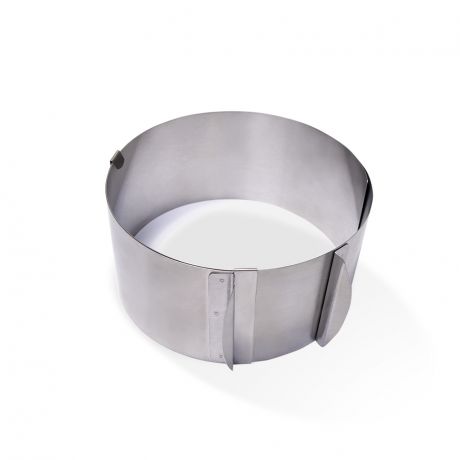 Регулируемое кулинарное кольцо 16-30 см круглое Fissman 6779
