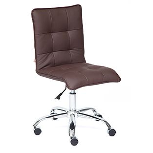 Кресло офисное TetChair Зеро (Zero brown) Доступные цвета обивки: Искусств. коричневая кожа