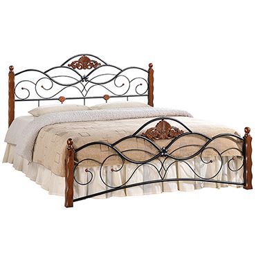 Кровать кованая Канцона (Canzona) + основание Размер : 180 см x 200 см