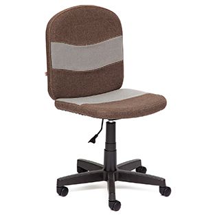 Кресло компьютерное TetChair Степ (Step) Доступные цвета обивки: Коричневая ткань + серая ткань