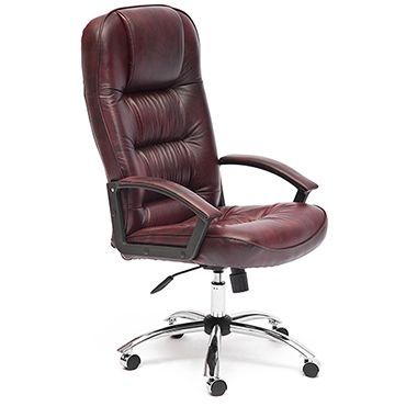 Кресло офисное TetChair CH 9944 хром Доступные цвета обивки: Искусств. коричневая кожа