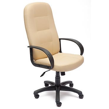 Кресло офисное TetChair Дэвон (Devon) Доступные цвета обивки: Искусств. бежевая кожа