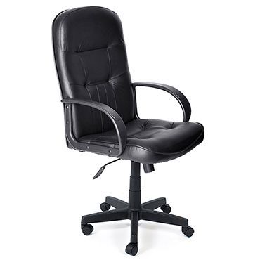 Кресло офисное TetChair CH 903 Доступные цвета обивки: Натур. чёрная кожа