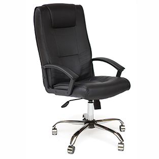 Кресло офисное TetChair Максима (Maxima) Доступные цвета обивки: Искусств. чёрная кожа