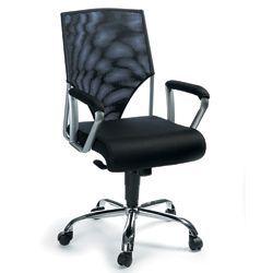 Кресло офисное TetChair Дива (Diva) Доступные цвета обивки: Чёрная ткань