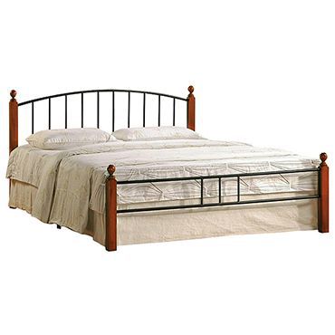 Кровать двуспальная AT 915 (метал. каркас) + основание Размер : 160 см x 200 см