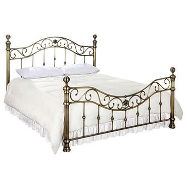 Кровать двуспальная BD-604 + основание Доступные цвета: Античная медь (160 x 200 см)