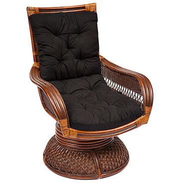 Кресло-качалка плетёное Андреа релакс (Andrea Relax) + Подушка Доступные цвета: Pecan washed