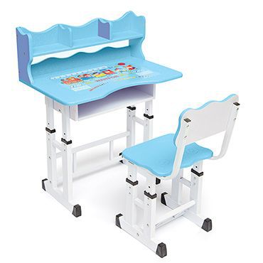 Детский комплект мебели Растём вместе (парта+стул) Алфавит Доступные цвета : Алфавит (голубой)