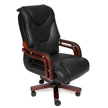 Офисное кресло руководителя Лорд (Lord) Доступные цвета обивки: Натур. чёрная кожа