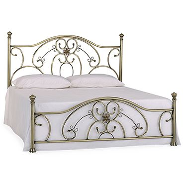 Кровать двуспальная Элизабет (Elizabeth) + основание Доступные цвета: Античная медь (180 x 200 см)