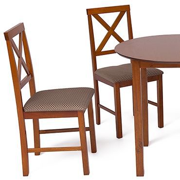 Обеденный комплект Ватсон (Watson) (стол + 4 стула) Доступные цвета: Красный дуб
