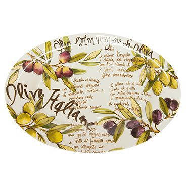 Блюдо овальное Secret De Maison Оливки (Olives Oval platter) C/1179 Доступные цвета: Белый
