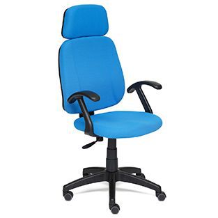 Кресло офисное Беста-1 (Besta-1 blue) Доступные цвета обивки: Голубая ткань