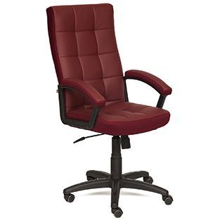 Кресло офисное TetChair Тренди (Trendy) Доступные цвета обивки: Искусств. бордовая кожа