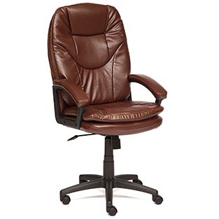 Кресло офисное TetChair Comfort LT (2 tone) Доступные цвета обивки: Искусств. коричн. кожа 2 TONE