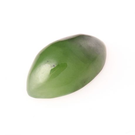 Кабошон нефрит зеленый 9*16 мм