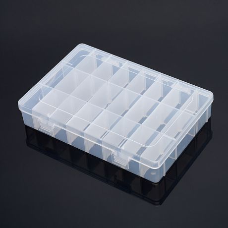 Коробка для коллекции камней (24 ячейки) пластик