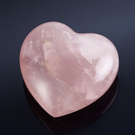 Сердечко розовый кварц 3,5- 4 см