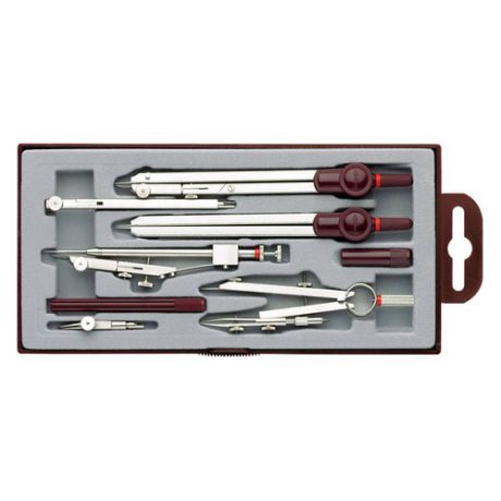 Готовальня Rotring Centro S0233410 в компл.:циркуль 540мм/2 кронциркуля/удлинитель/грифели/держатель