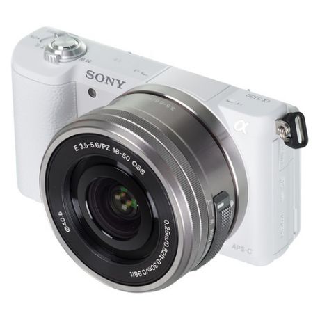 Фотоаппарат SONY Alpha A5100 kit ( E PZ 16-50mm f/3.5-5.6 OSS), белый [ilce5100lw.cec]