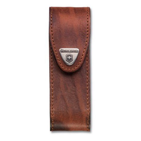 Чехол из нат.кожи Victorinox Leather Belt Pouch (4.0548) коричневый с застежкой на липучке без упако