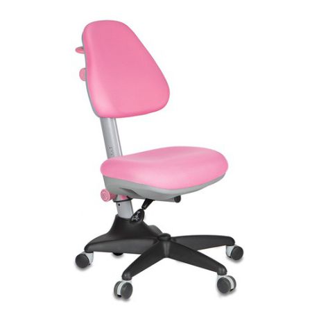 Кресло детское БЮРОКРАТ KD-2, на колесиках, ткань, розовый [kd-2/pk/tw-13a]