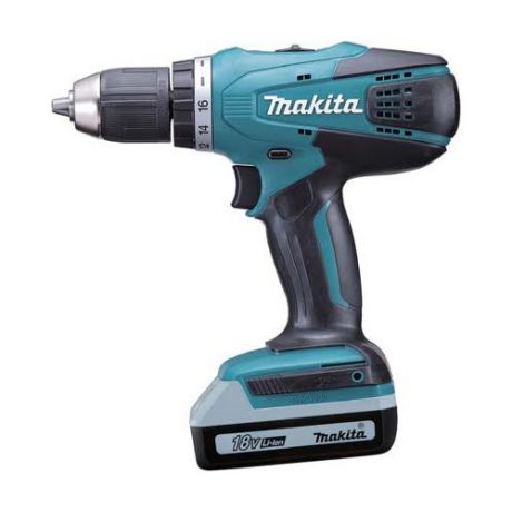 Шуруповерт MAKITA DF457DWLE, с двумя аккумуляторами