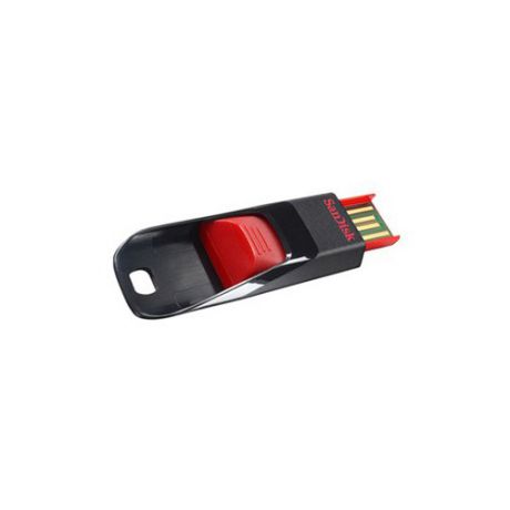 Флешка USB SANDISK Cruzer Edge 32Гб, USB2.0, красный и черный [sdcz51-032g-b35]