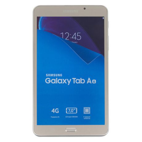 Планшет SAMSUNG Galaxy Tab A SM-T285, 1.5Гб, 8GB, 4G, Android 5.1 серебристый [sm-t285nzsaser]