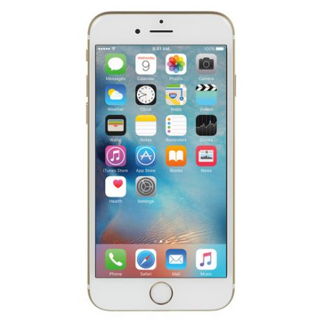 Смартфон APPLE iPhone 6s 128Gb, MKQV2RU/A, золотистый