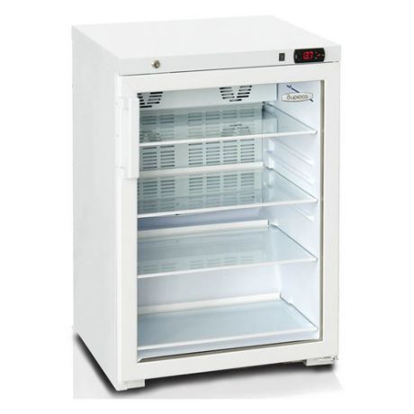 Холодильная витрина БИРЮСА Б-154DNZ(CZV), однокамерный, белый