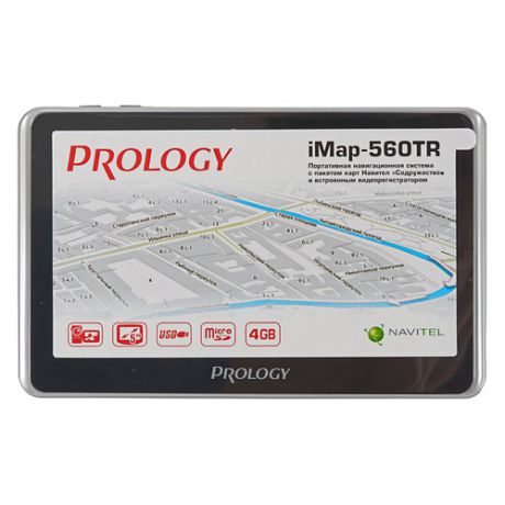 GPS навигатор PROLOGY iMAP-560TR, 5", авто, 4Гб, Navitel, черный