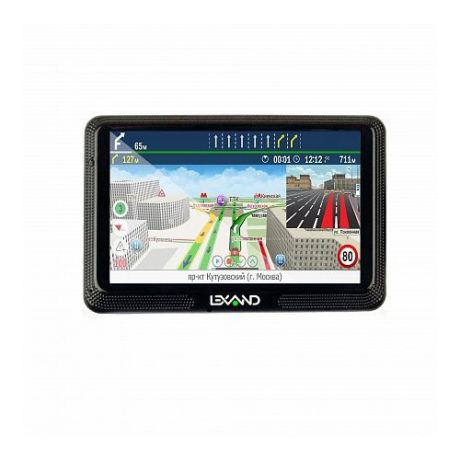 GPS навигатор LEXAND CD5 HD, 5", авто, 4Гб, Прогород Россия + 60 стран, черный