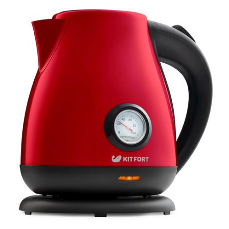 Чайник электрический KITFORT КТ-642-5, 2200Вт, красный