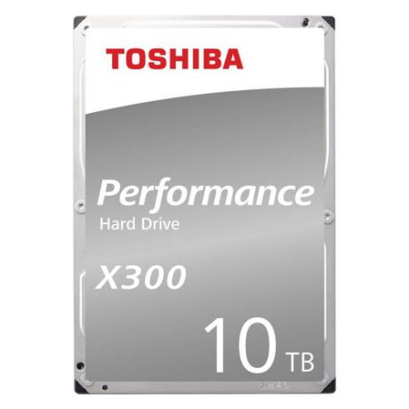 Жесткий диск TOSHIBA X300 HDWR11AEZSTA, 10Тб, HDD, SATA III, 3.5"