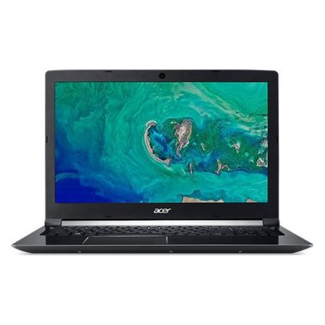 Ноутбук ACER Aspire A715-72G-75AL, 15.6", Intel Core i7 8750H 2.2ГГц, 8Гб, 1000Гб, nVidia GeForce GTX 1050 - 4096 Мб, Linux, NH.GXBER.011, черный