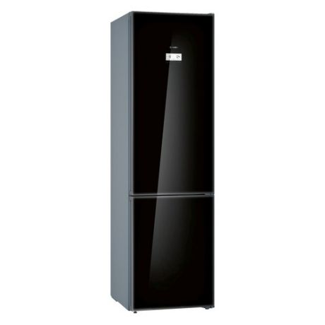 Холодильник BOSCH KGN39LB31R, двухкамерный, черное стекло