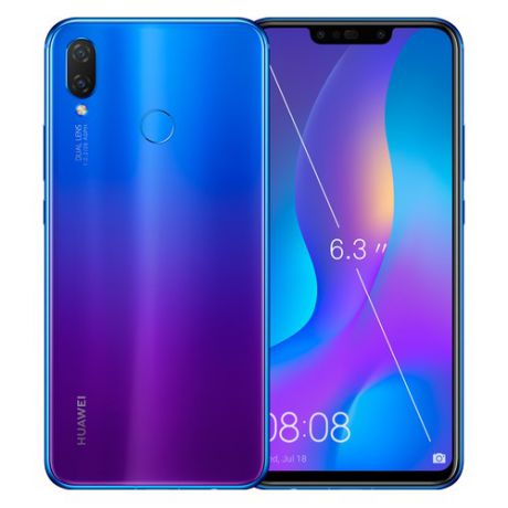Смартфон Huawei Nova 3i 64Gb 4Gb пурпурный 3G 4G 2Sim 6.3" 1080x2340 And8.1 24Mpix 802.11 a/b/g/n/ac