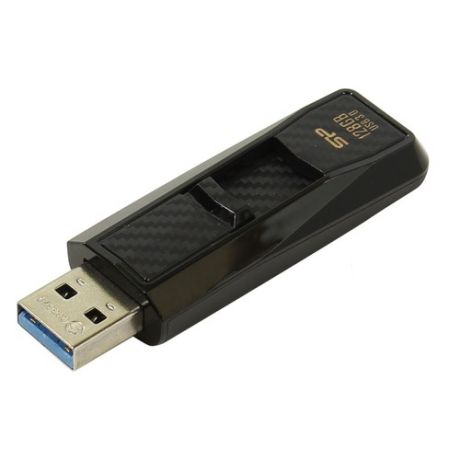 Флешка USB SILICON POWER Blaze B50 128Гб, USB3.0, черный [sp128gbuf3b50v1k]