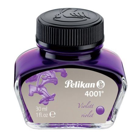 Флакон с чернилами Pelikan INK 4001 78 (PL311886) фиолетовые чернила 30мл для ручек перьевых