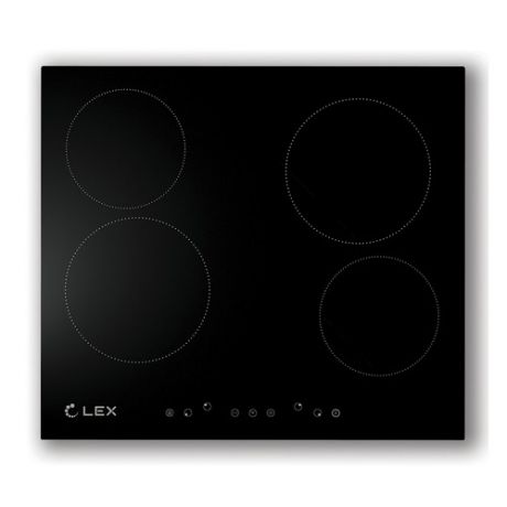 Варочная панель LEX EVH 640, Hi-Light, независимая, черный